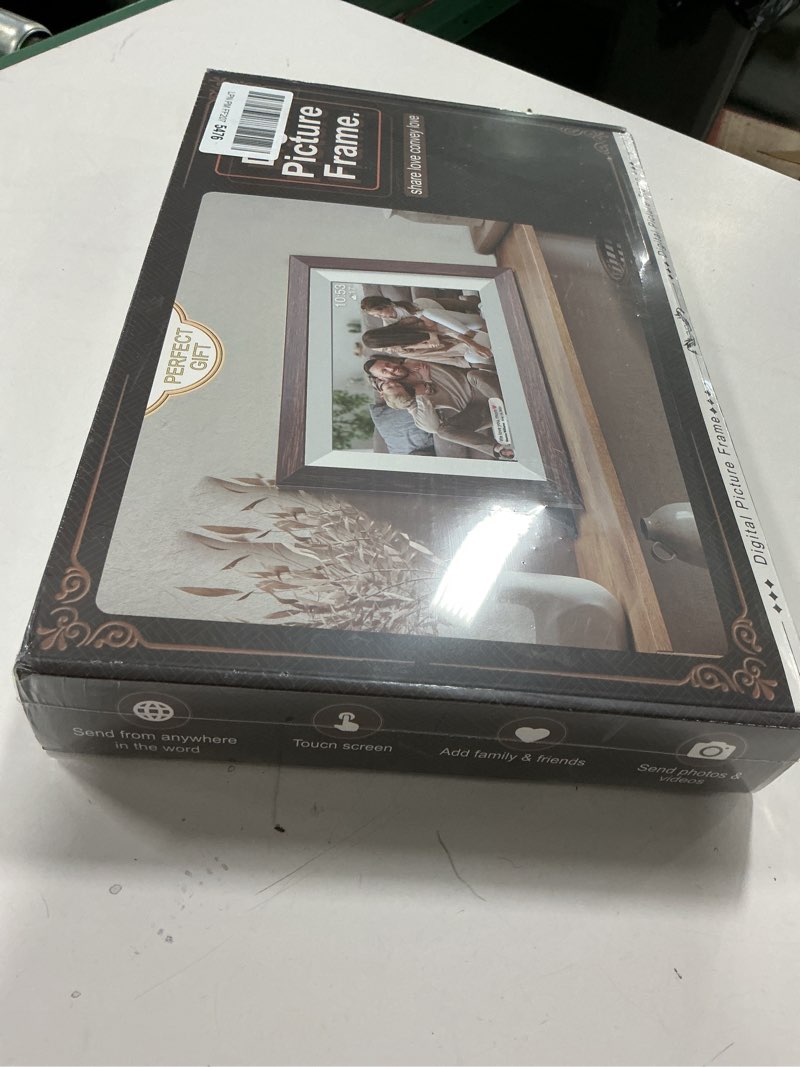 Condition photo showing New/Like New for Frameo 10.1 Inch WiFi Digital Picture Frame with 32GB Storage,1280 * 800P IPS HD Touch Screen,Send Photos/Videos from Your Phone Anywhere, Photo Gifts for Parents and Grandparents