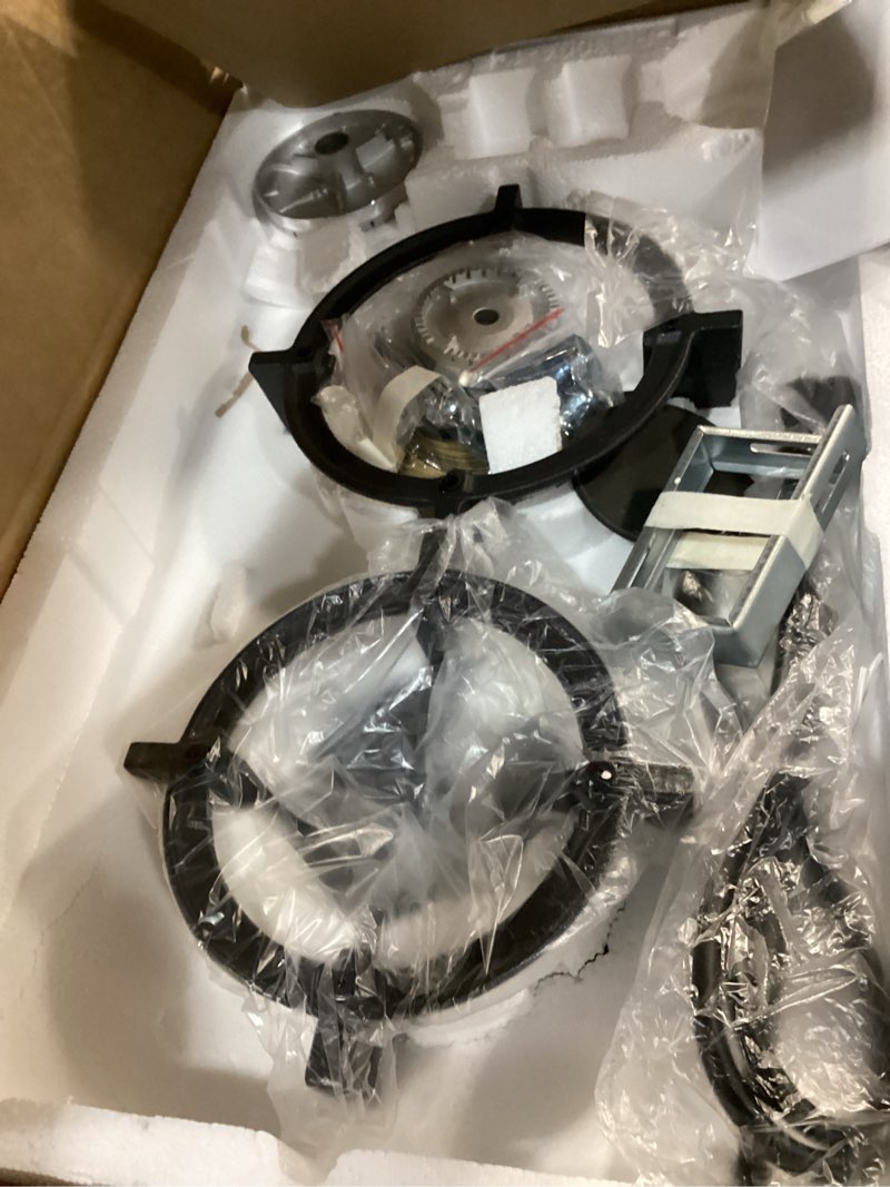 Condition photo showing Good Condition for gas stove 2 burner, propane cooktop 12 inch, built-in gas cooktop black tempered glass stove top with thermocouple protection, lpg/ng dual fuel hob for apartment, kitchen, rv 11.8 inch