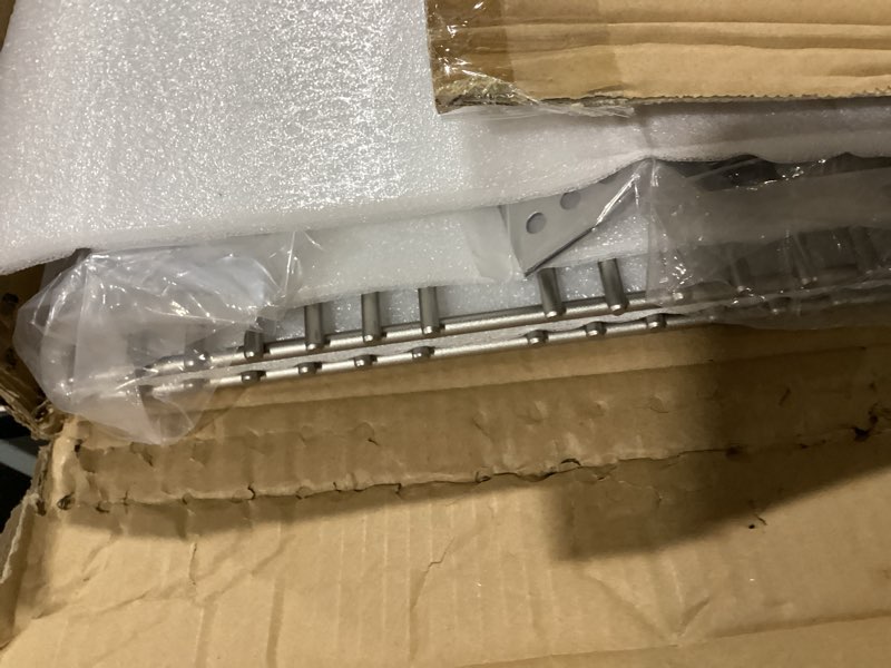 Condition photo showing New/Like New for stainless steel replacement kit for master forge 1010037 1010048, 4-pack heat plates tent shield, burner tube and ignitors, 2-pack 7mm solid cooking grates replacement part for master forge grill part 17 1/8"(ss)