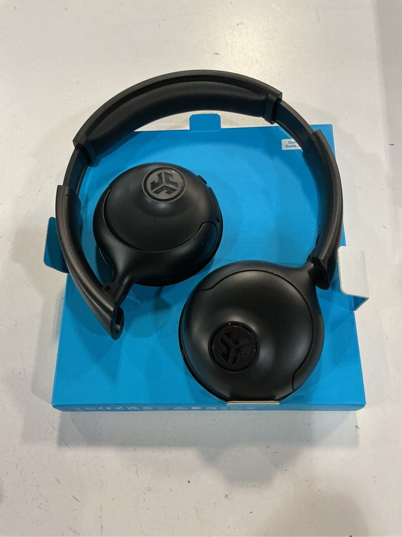 Condition photo showing As Is for jlab studio 2 wireless over-ear headphones - black: usb-c, built-in microphone, 0.5 lbs