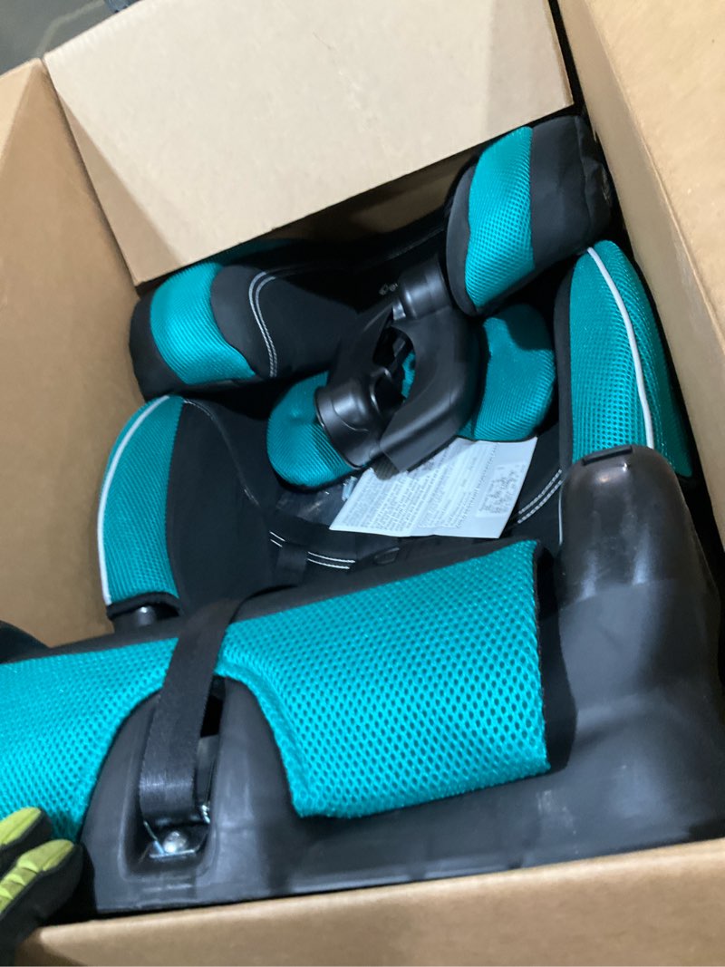 Condition photo showing Good Condition for evenflo chase lx harnessed booster car seat (jubilee green)