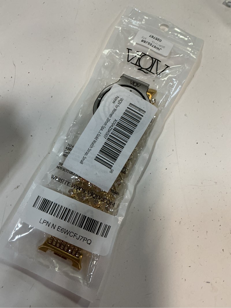 Condition photo showing New/Like New for viqiv bling bands for samsung galaxy watch 9 8 7 6 5 4 40mm 44mm women | 20mm stretchy elastic bracelet for galaxy watch fe/active 2/classic/pro 45mm 42mm 43mm 46mm 47mm, dressy jewelry for wedding