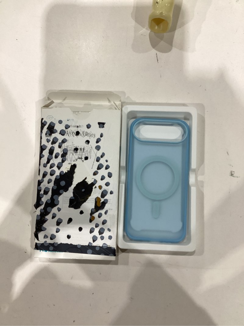 Condition photo showing Good Condition for Maledan Sky Blue Case for iPhone Air 6.5" (2025) with Camera Control, Compatible with Magsafe Magnetic Case Slim Anti-Slip Shockproof Military Protection Phone Cover for Apple iPhone Air Accessories C-Sky Blue - StainGuard For iPhone Air Case 6.5?Inch