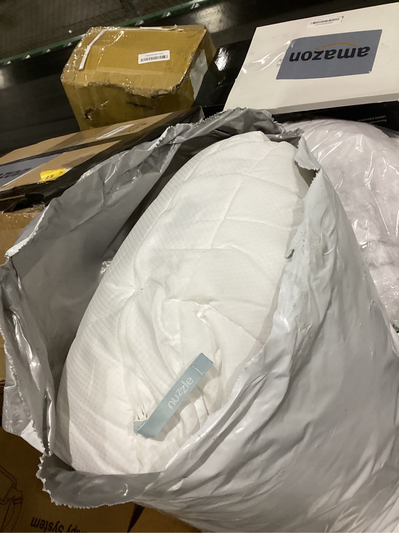 Condition photo showing Good Condition for nuzzle cooling adjustable pillow for side sleepers, luxury standard size bed pillow hotel collection - best adjust height soft firm pillow for back, stomach or side sleepers - home gifts