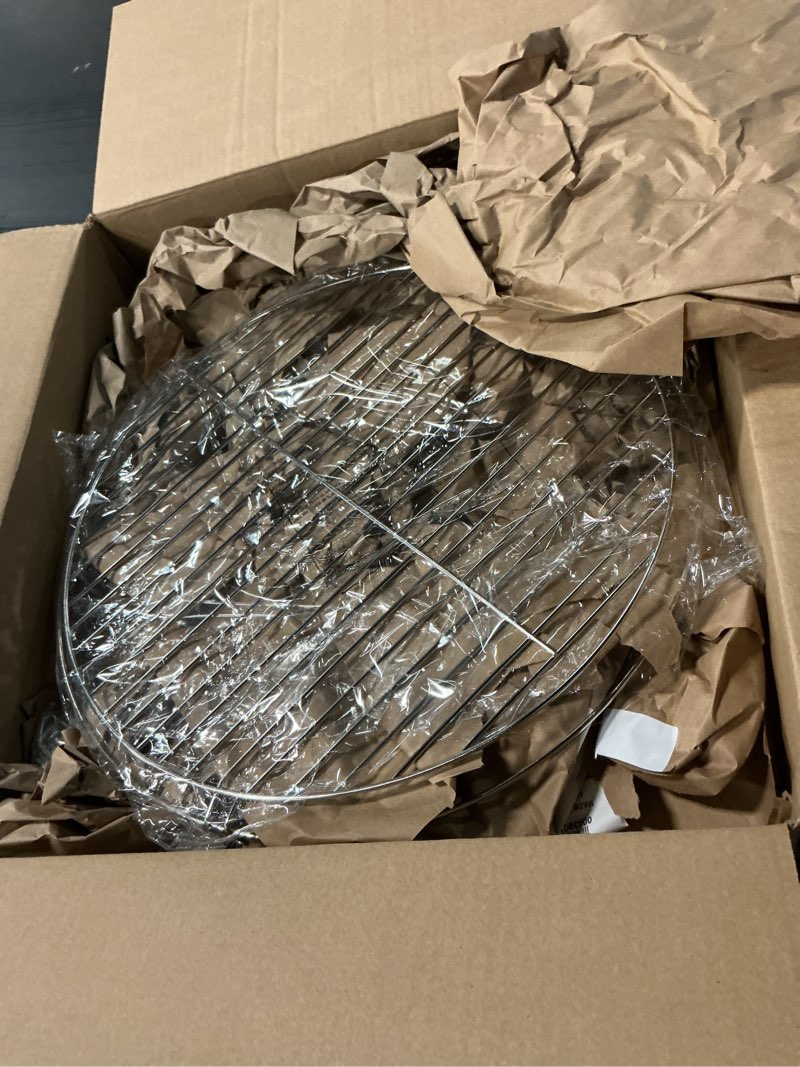 Condition photo showing Good Condition for 20-Inch Large Cooking Grill Basket with Chain for Outdoor Campfire Swing Grill