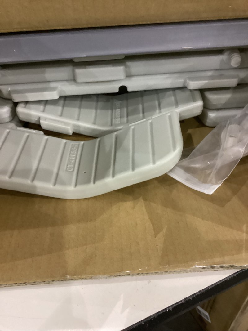 Condition photo showing As Is for Plastic Cat House Outdoor & Indoor, Feral Cat Houses with Escape Door, Waterproof Outdoor Cat House for Feral Cats, Outside Cat Shelter for Small Pet, Assemble Easily-Grey Grey House Medium