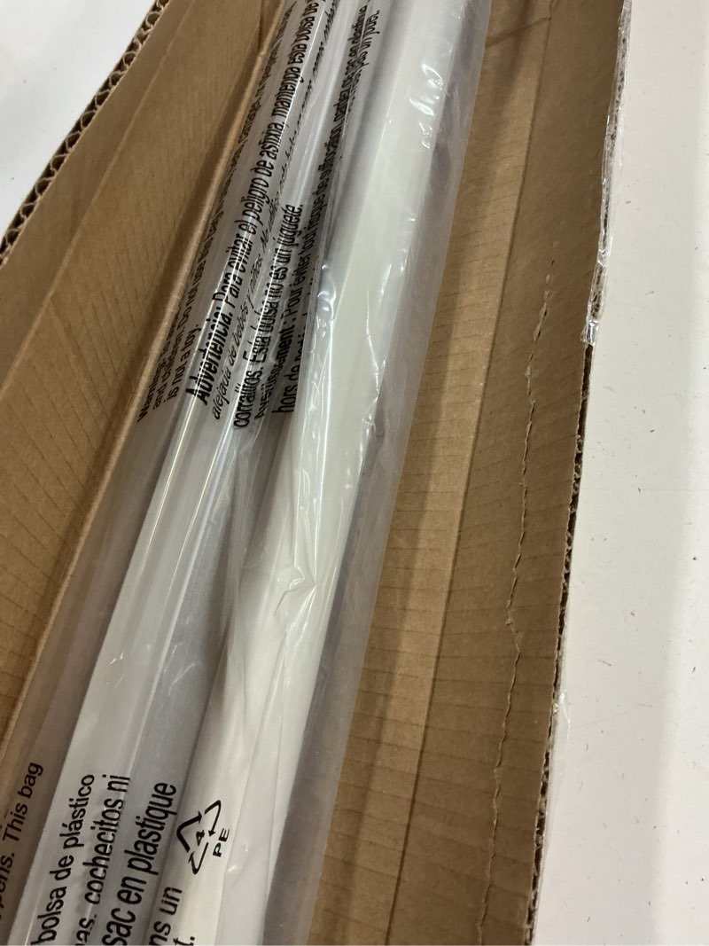 Condition photo showing New/Like New for LazBlinds Cordless Cellular Shades, No Tools No Drill Blackout Honeycomb Shades Pleated Blinds for Windows, 34'' W x 36'' H, Silver White Blackout-silver White 34'' W x 36'' H