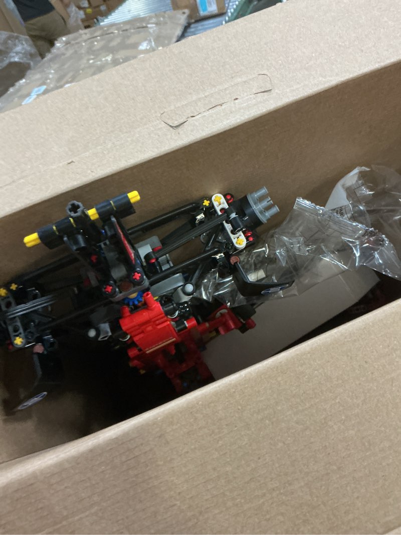 Condition photo showing As Is for LEGO Technic Ferrari SF-24 F1 Model Car Kit - Building Set for Adults, Ages 18+ with Realistic Features - Ferrari DIY Craft for Display - Gift Idea for F1 Fans - 42207