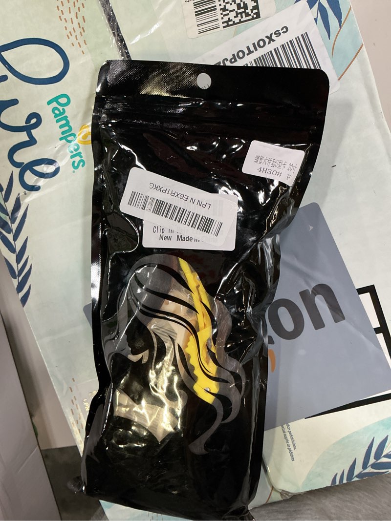 Condition photo showing New/Like New for wecan clip in long wavy synthetic hair extension 20 inch 6pcs auburn & chestnut thick hairpieces fiber double weft hair for women 20 inch auburn mix chestnut