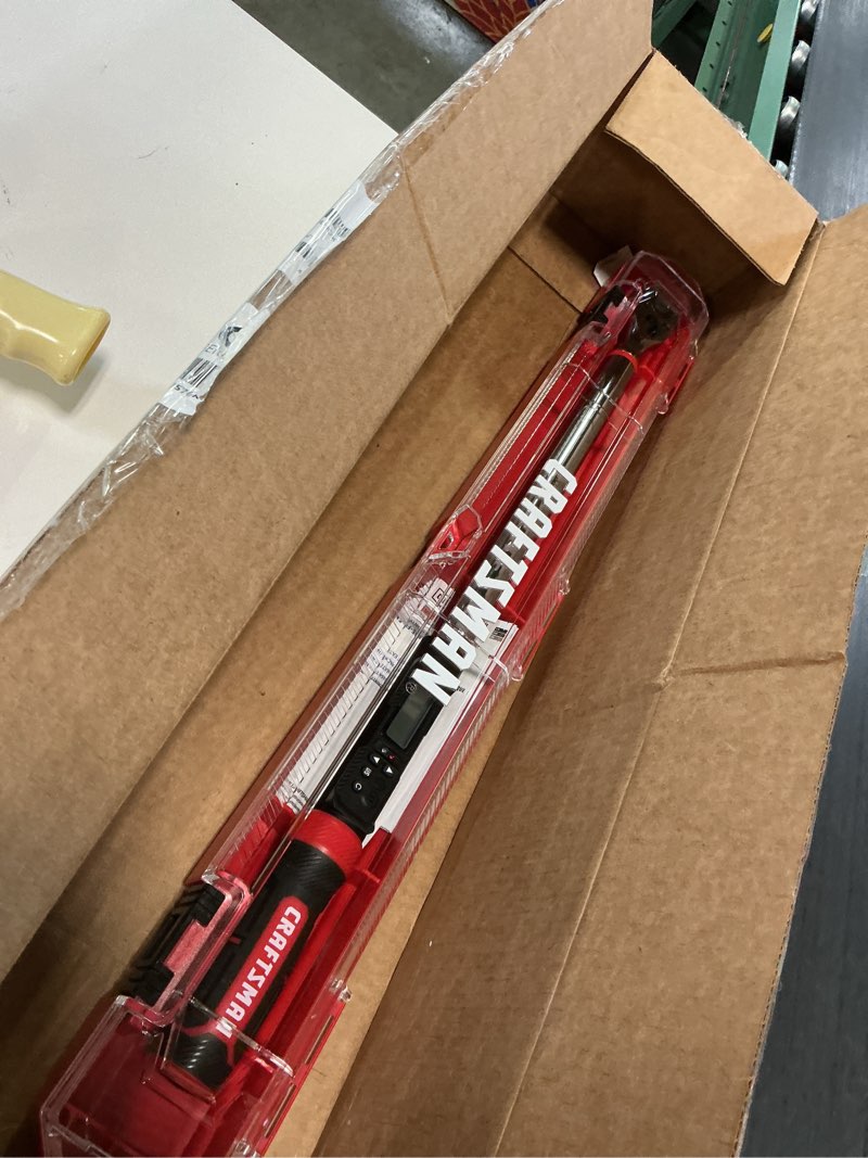 Condition photo showing Good Condition for craftsman digital torque wrench, sae, 1/2-inch, 50-250 ft-lb, (cmmt99436)