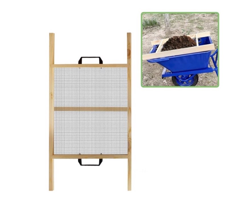 large soil sifter,rock sifter, soil sifter for gardening,compost sifter for sand, leaves & compost, 