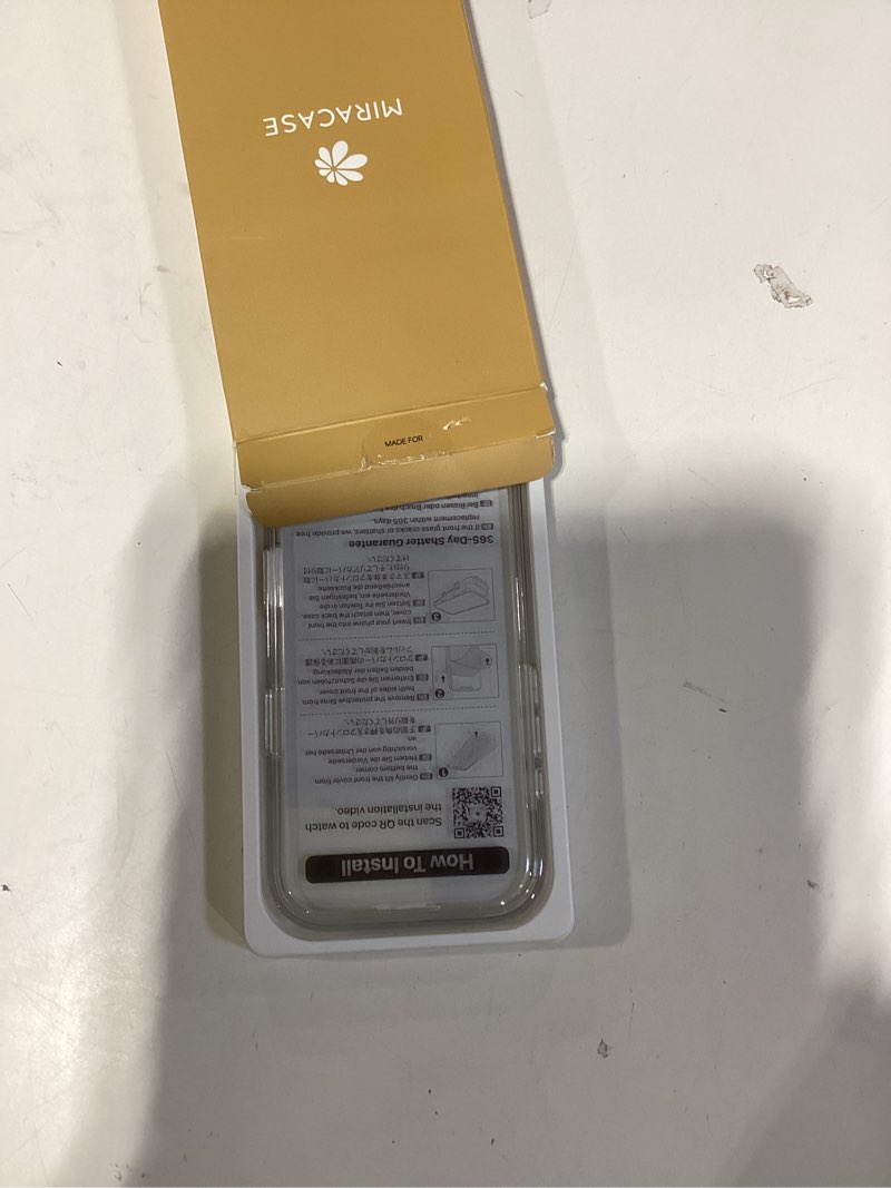 Condition photo showing Good Condition for miracase for iphone 17 case 6.3'', full-body military grade drop protection outdoor phone case with built-in glass screen &camera control,easy installation,compatible with magsafe,clear iphone 17 clear