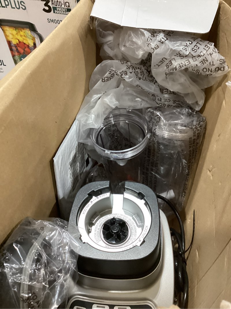Condition photo showing As Is for cuisinart bfp-650 1 hp blender/food processor, silver, 3_cup