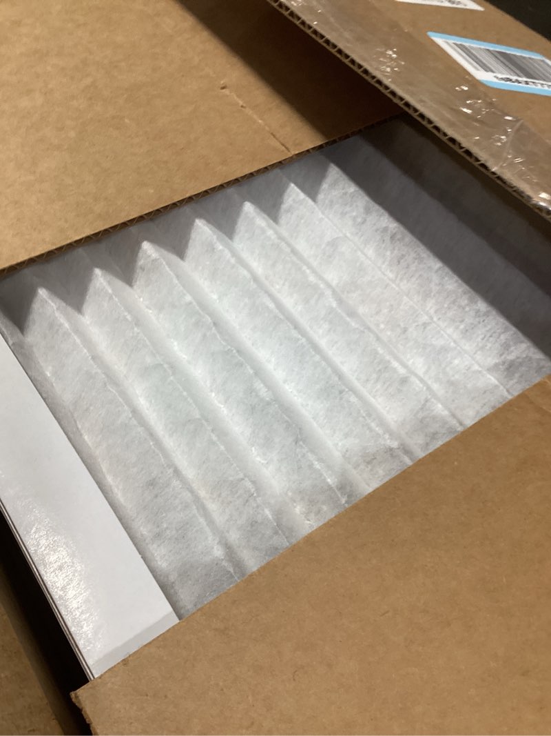 Condition photo showing New/Like New for amazon basics 14x20x1 air filter, merv 8 ac furnace filters, allergy control, electrostatic, removes dust pollen and lint, 6-pack (actual size: 13.75" x 19.75" x 0.75") 14x20x1 merv 8