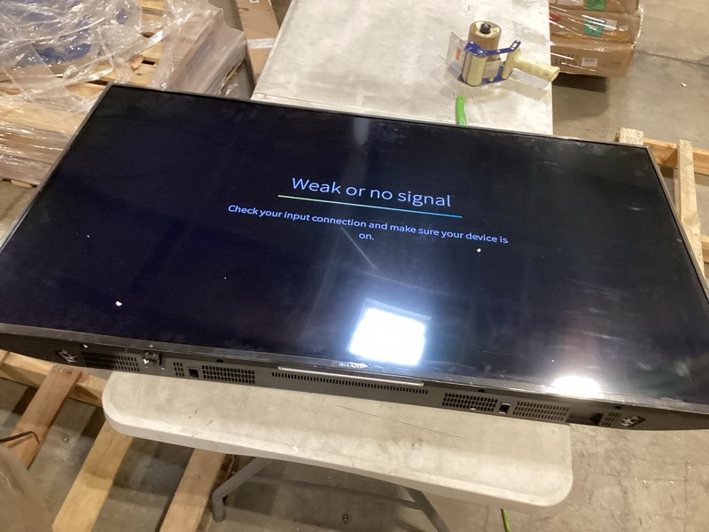 Condition photo showing As Is for sharp 4tc50hp7050u 50 inch class aquos qled 4k ultra hd xumo smart tv