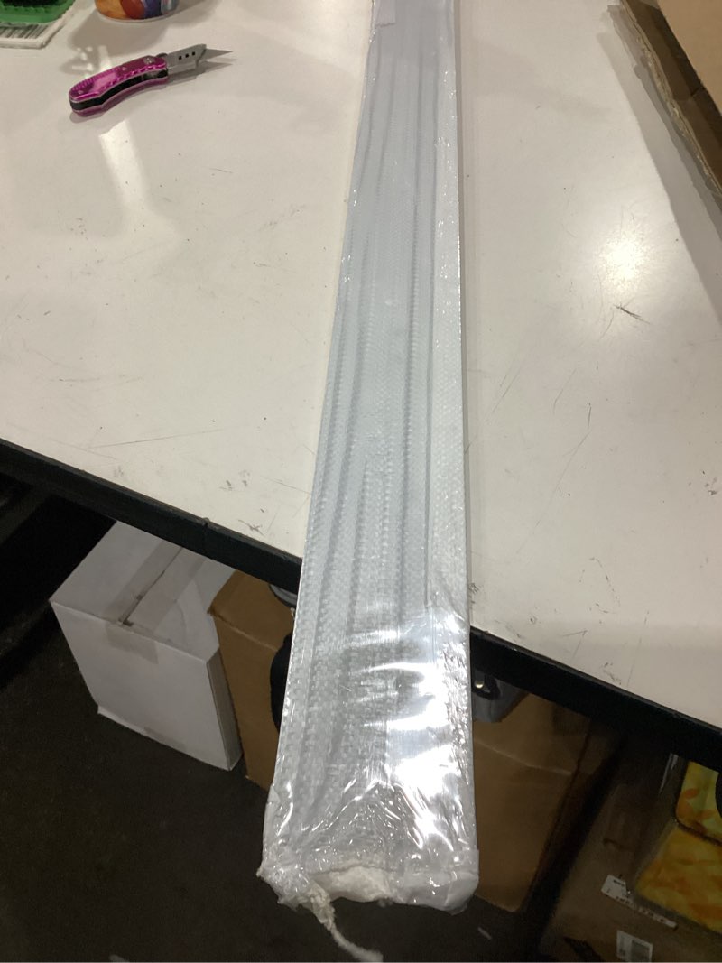 Condition photo showing New/Like New for aluminum door threshold - 36" l x 3" w exterior floor transition strip with pre drilled holes and expansion screws, non-slip fluted saddle threshold flat profile threshold, prevent dust & airflow 36in x 3in silvery-1pcs