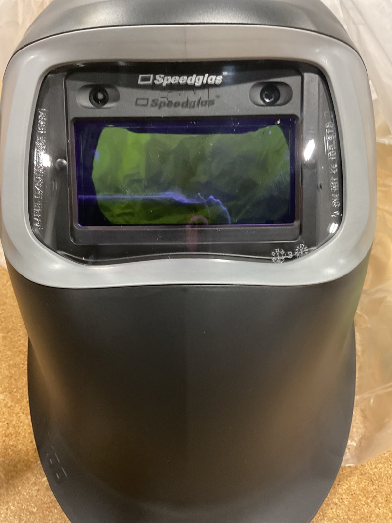 Condition photo showing New/Like New for 3m speedglas welding helmet 9002nc, 04-0100-20nc, with natural color technology auto darkening filter for mmaw tig mig welding helmet