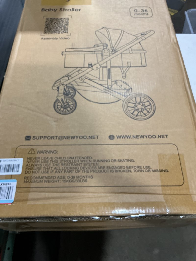 Condition photo showing Good Condition for newyoo Infant Stroller with Bassinet Mode, Nestro 516M, Convertible Baby Strollers with Reversible Seat & Cup Holder, Coches para Bebes, 2-in-1 Rear-Facing Pram, Black