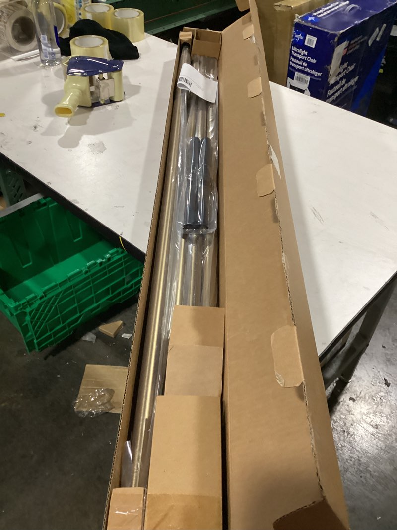 Condition photo showing New/Like New for Ivilon Window Curtain Rod Decorative End Cap Design, 1 Inch Rod, 120 to 240 Inch. Warm Gold 120" to 240" Warm Gold