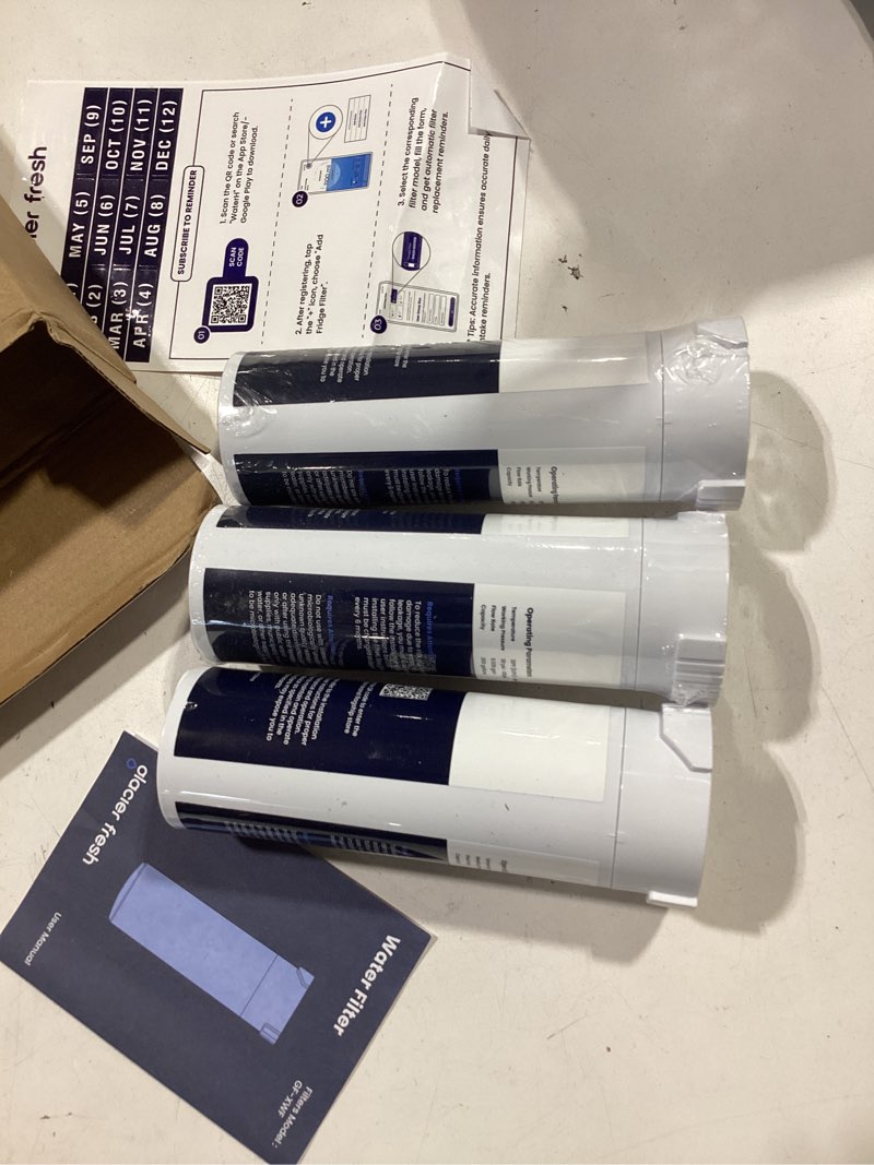 Condition photo showing Good Condition for glacier fresh xwf replacement for ge xwf refrigerator water filter pack of 3 (not xwfe) standard 3 count (pack of 1)