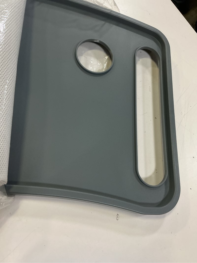 Condition photo showing Good Condition for walker tray for folding walker with cup holders, non-slip mat & bag - adjustable universal plastic food table for seniors - detachable guardian accessories - removable walker trays for rolling walker