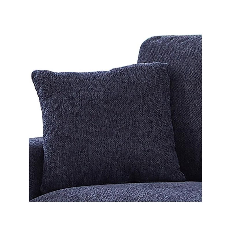 Product incomplete, Modern Deep Couch with Chaise L Shape Modular Sectional Sofa Livnig Room Blue