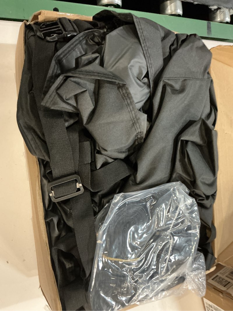 Condition photo showing As Is for zettum bike cover for transport 2 bike - 600d travel bike covers for 2 bikes on rear bike rack waterproof & heavy duty, outdoor full bicycle rack cover for two bikes on car hitch storage xl - 2 bike 3) black - transportation