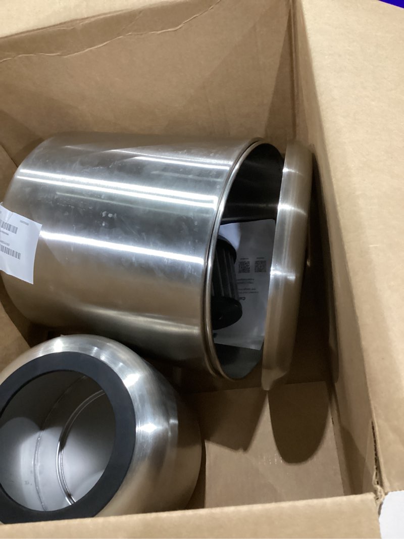 Condition photo showing Good Condition for glacier fresh 2.25g stainless steel countertop water filtration system, gravity-fed with elarisey™ filtration technology, reduces heavy metals, pfoa & pfos, and meets sgs standards