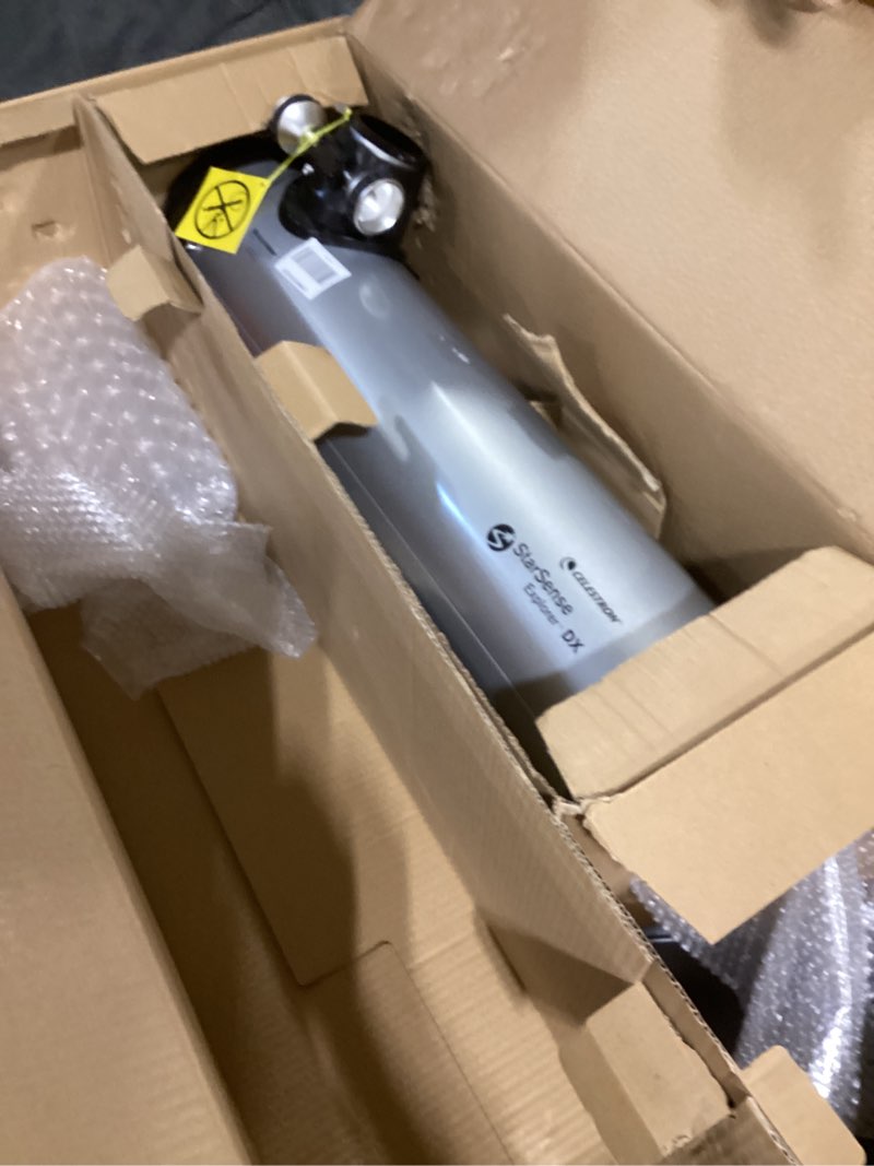 celestron starsense explorer dx 130az app-enabled telescope – 130mm newtonian reflector with smartphone dock & starsense app – iphone & android compatible – easy-to-use for beginners incomplete 