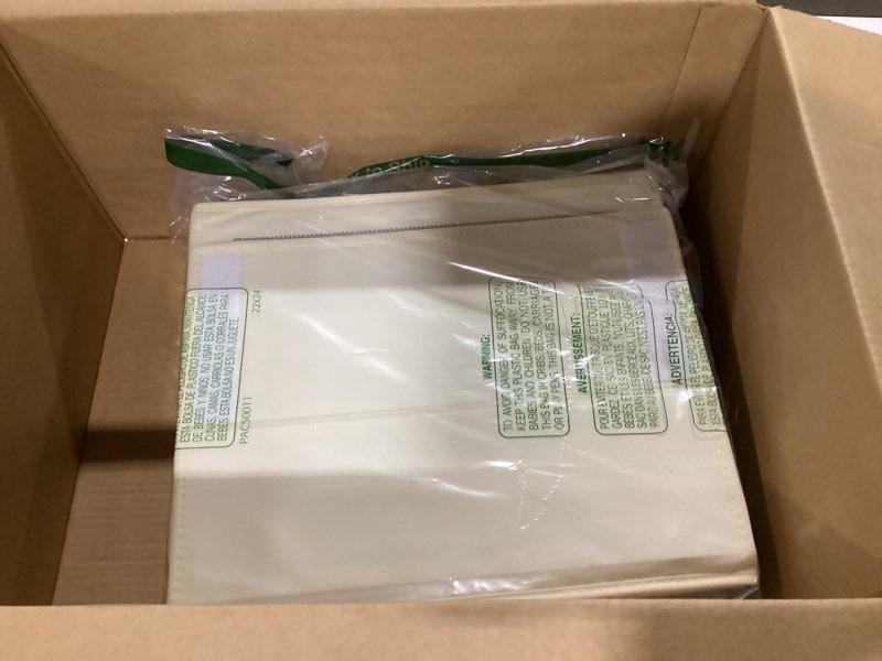 Condition photo showing Good Condition for SpaceAid 8 Pack Bed Sheet Organizers and Storage, Foldable Sheet Organizer for Linen Closet, Sheets Set Folder Keeper with Window XL (Queen & King Size) Bedding Container (Beige, 8 Pack)