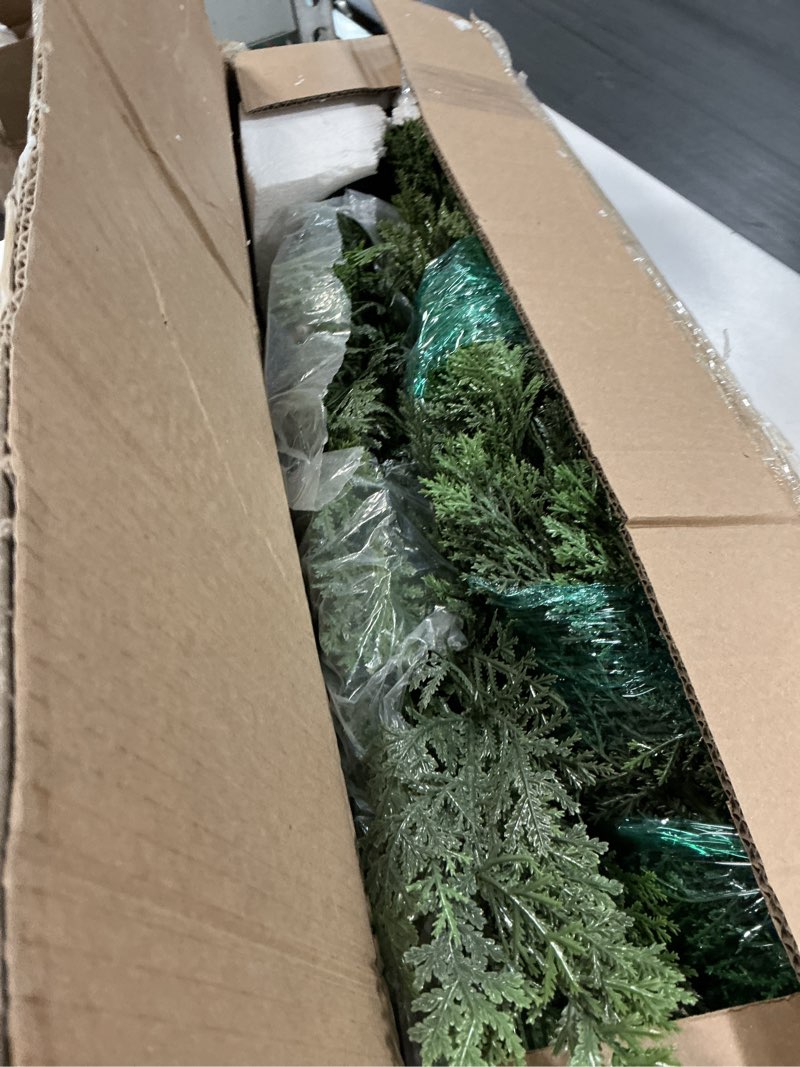 Condition photo showing Good Condition for nearly natural 4ft faux cedar tree in nursery planter, uv resistant artificial pine tree for outdoor front porch patio entryway decor