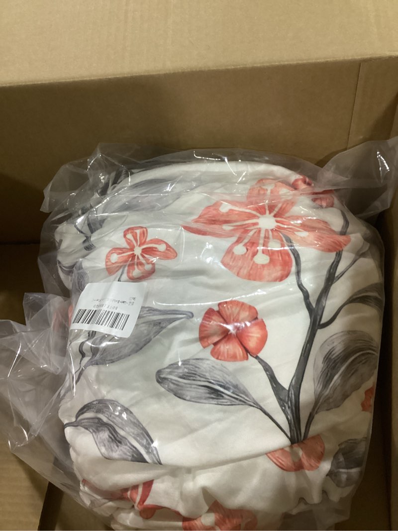 Condition photo showing As Is for stretch couch covers, floral printed sofa covers,2 piece armchair slipcover with separate sect cover,washable sofa slipcover, pet friendly furniture protector fit for home (armchair,red flower) white+red flower armchair
