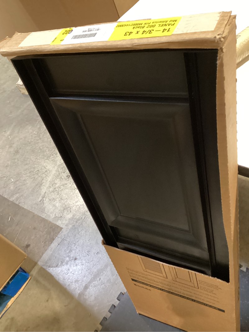 Condition photo showing Good Condition for ekena millwork lifetime vinyl lp2s14x04300bl standard two equal panel vinyls, raised panel vinyl shutters, w/installation shutter-lok's & matching screws (per pair), 14 3/4"w x 43"h, black