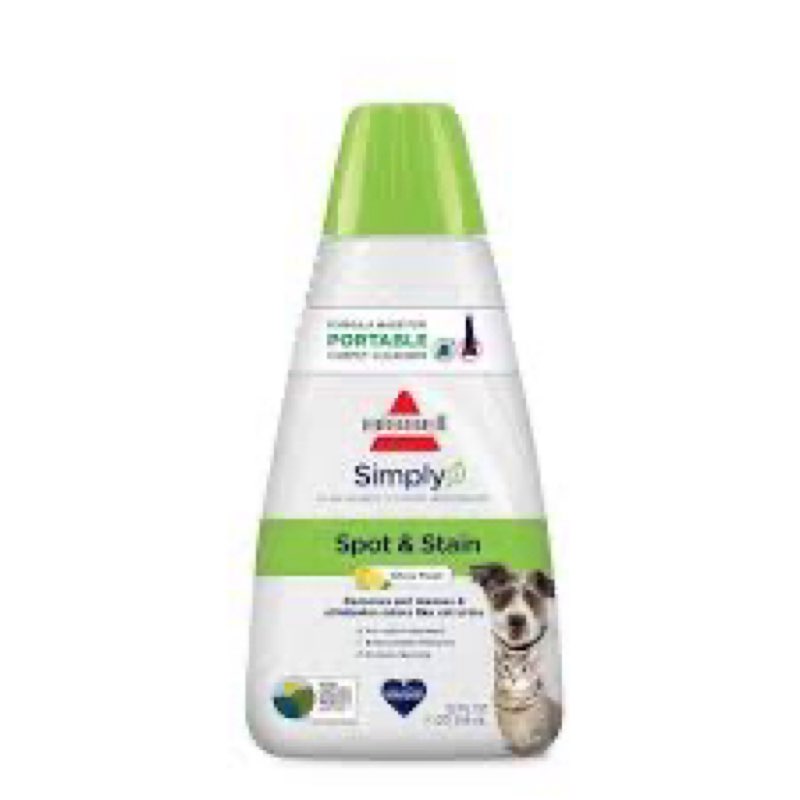 Case of 6,  BISSELL Simply Spot & Stain Portable Carpet Cleaner Formula, 32 oz, 3368