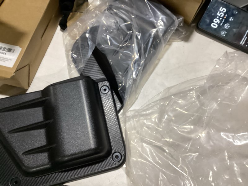 Condition photo showing New/Like New for mabett rear door pocket for ford bronco accessories 2026 2021-2025, side door storage box fit bronco 4-door, drilling required, black