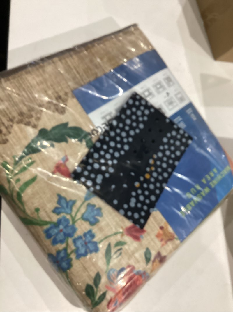 Condition photo showing Good Condition for garveehome floral rug 2x6 runners for hallways, boho kitchen runner rugs non slip bath runners, vintage washable runner rug for bedroom, soft long rugs for entryway bathroom laundry dorm, beige beige 2' x 6' (rectangular)