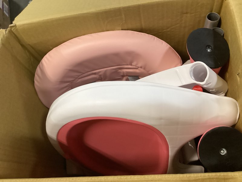 Condition photo showing Good Condition for dream on me tabletalk 2-in-1 high chair for baby & toddler – convertible high chair to junior chair, removable padded seat, dual dishwasher-safe trays, styrdy steel frame, quick folding design – pink
