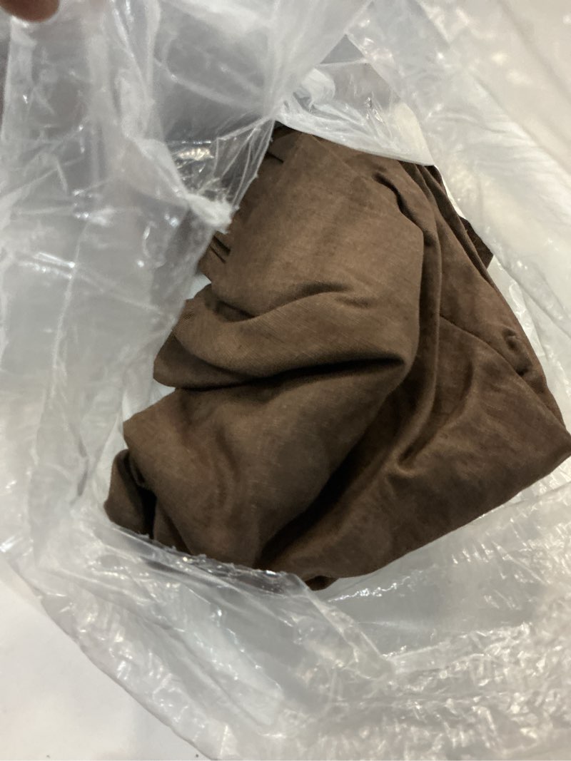 Condition photo showing Good Condition for european linen sham set, king, espresso