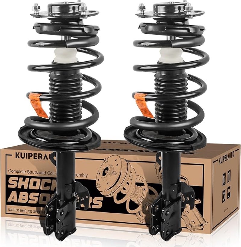 Pair Front Complete Strut Spring Coil 272308 272307 Compatible for 2007-2012 Lexus ES350,2006-2012 Toyota Avalon,2007-2011 Toyota Camry Springs Shock Absorber
