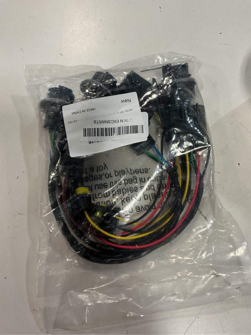 Condition photo showing New/Like New for 2pcs headlight wiring harness assembly front headlamp socket wire compatible with chevy silverado 1500 2500hd 3500hd 2008 2009 2010 2011 2012 2013 2014 replace# 15841609 25962806 645745