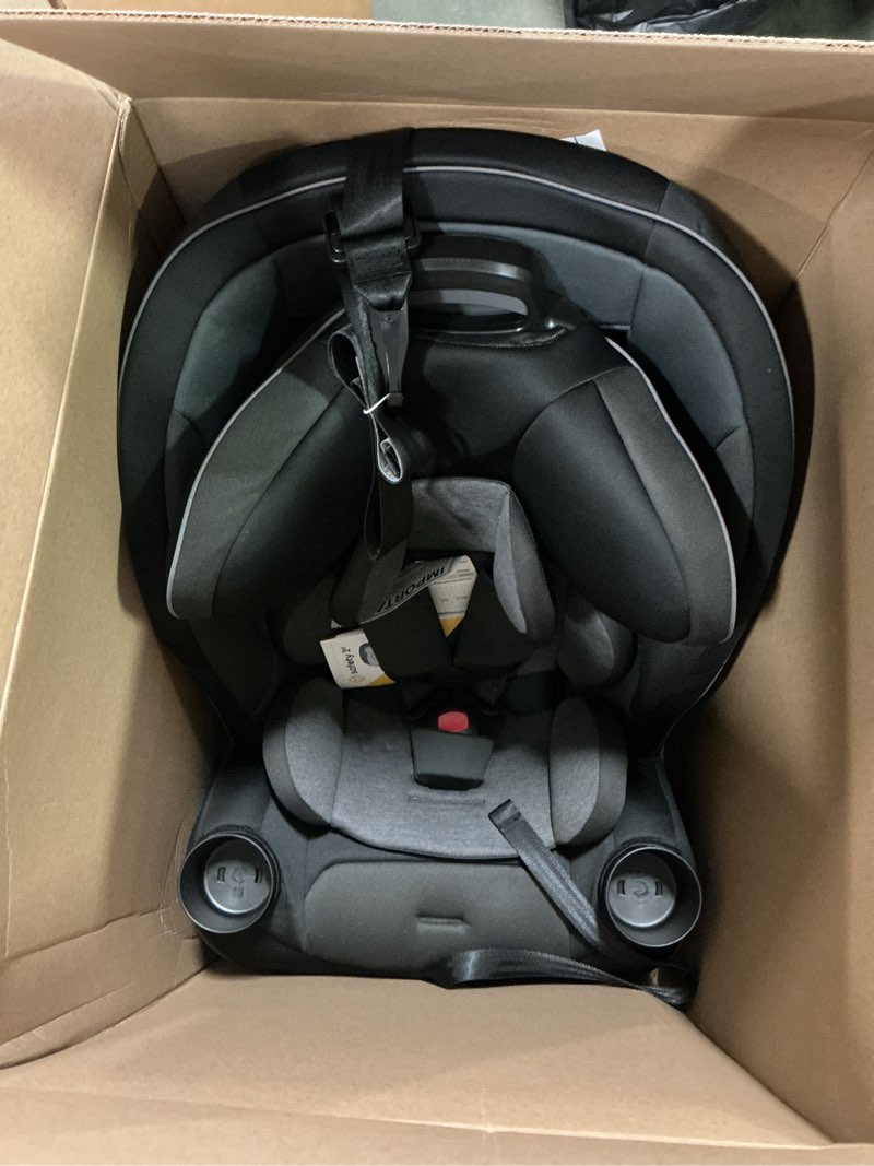 Condition photo showing Good Condition for Safety 1st Grow and Go All-in-One Slim Convertible Car Seat, Rear Facing, 5-40 lbs, Forward Facing (30–65 lbs), High Back Booster Seat 40-100 pounds, Black Phantom Black Phantom Original