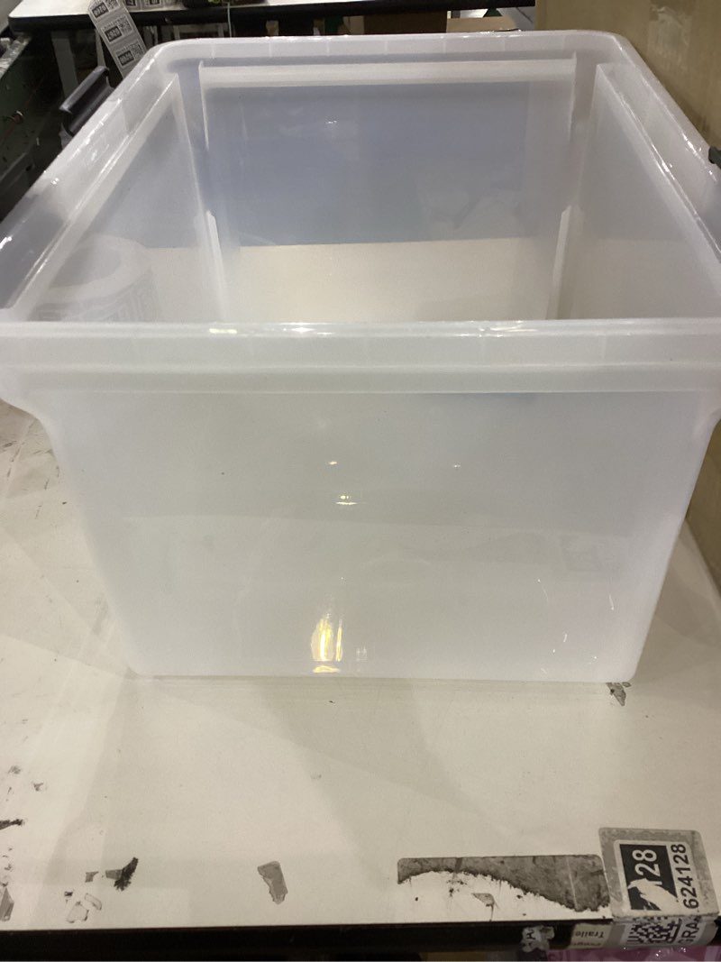 IRIS USA File Box WeatherPro File Organizer Plastic File Box for Letter/Legal File, Water Resistant   “2 were broke”