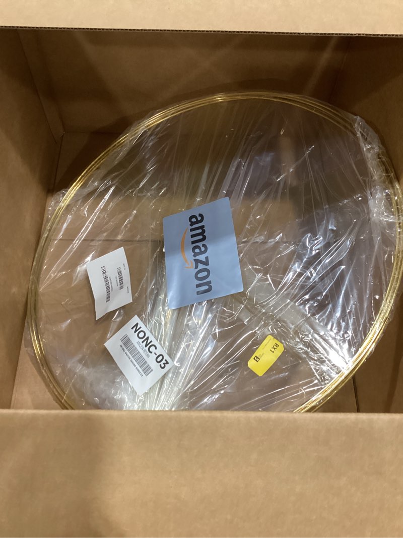 Condition photo showing Good Condition for 6 pack metal rings for crafts 24 inches macrame rings dream catcher supplies floral hoop centerpieces circle centerpieces for wedding table metal circle hoops for crafts diy wreath candle rings, gold gold 24 inches