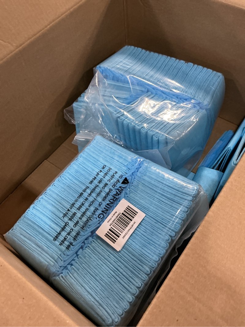 Condition photo showing Good Condition for simple deluxe charcoal cat pads 17"x23", 50 ct | pee pads for cats | thickened 6-layer super absorbent pads |odor control cat litter box replacement pads charcoal 50pcs-small