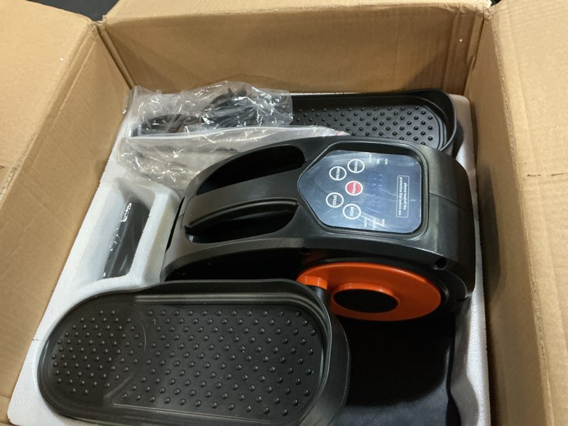 Condition photo showing Good Condition for GUGTTR Under Desk Elliptical, Electric Seated Pedal Exerciser, Quiet & Compact Mini Ellipse Leg Exerciser with Display Monitor, Remote Control and 12 Adjustable Speeds, Elliptical Machine for Home