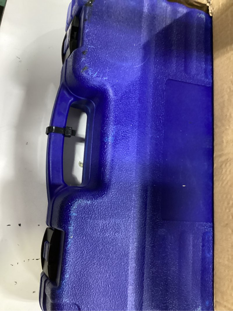 Condition photo showing As Is for orion motor tech bushing press kit, 27pc pull and press sleeve kit for most lcv hgv engine cars vehicles, universal seal bearing bushing removal installation tool kit 5 pulling spindles with nuts case blue