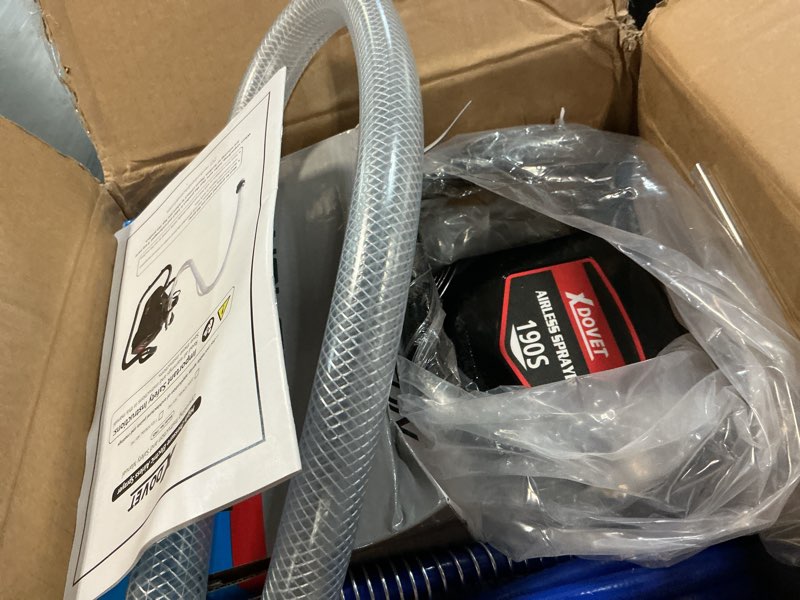 Condition photo showing Good Condition for xdovet 750w airless paint sprayer 1pcs | 3000psi high-pressure, electric with tip extension, house painting interior/exterior, walls, fences, ceilings, cabinets black