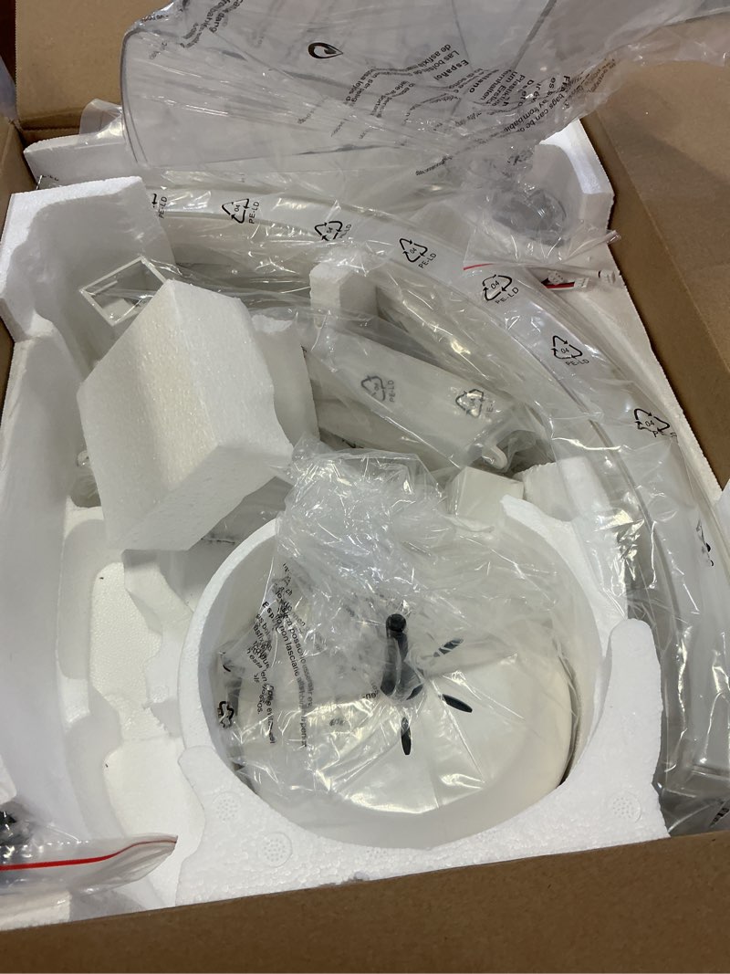 Condition photo showing Good Condition for lediary ceiling fans with lights, 23 inch low profile ceiling fan with remote, 6 speeds, reversible,