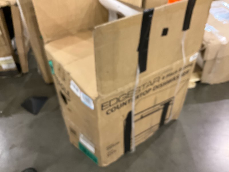 EdgeStar DWP62BL 6 Place Setting Portable Countertop Dishwasher - Black