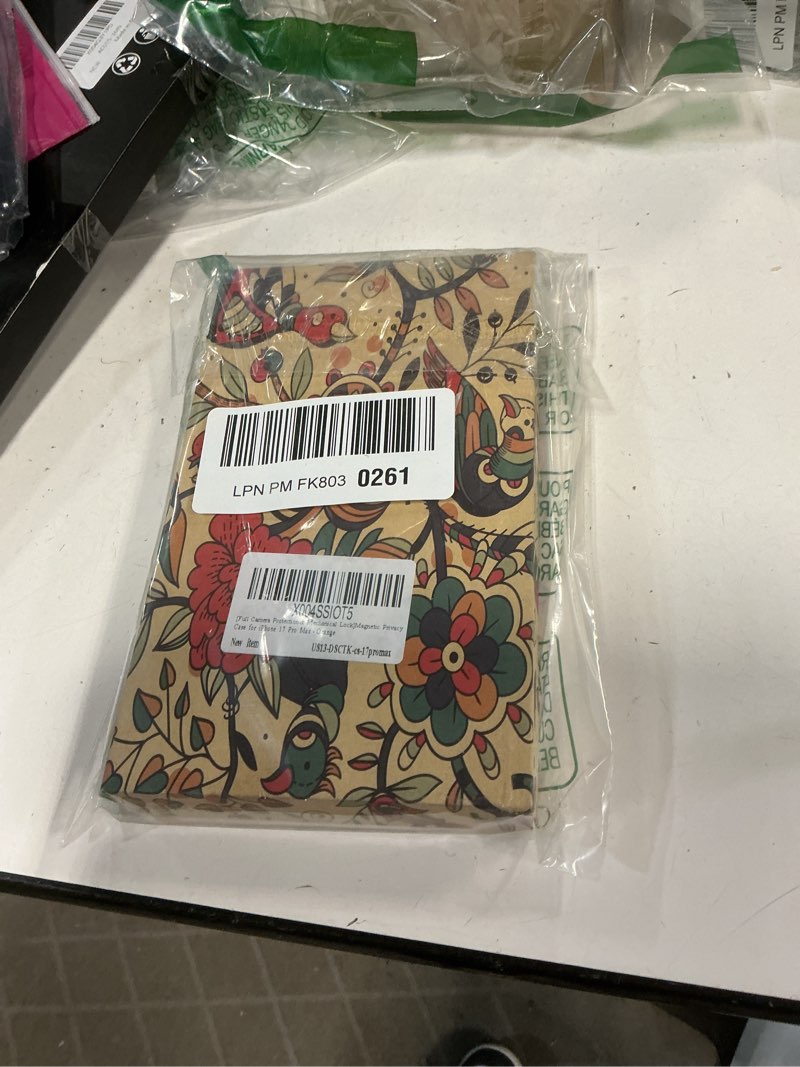 Condition photo showing New/Like New for [Full Camera Protection& Mechanical Lock]Magnetic Privacy Case for iPhone 17 Pro Max[Compatible with MagSafe] [CD Metal Ring]Full Body Shockproof Metal Bumper, 9H Anti Peeping Glass Cover-Orange For iPhone 17 Pro Max Orange